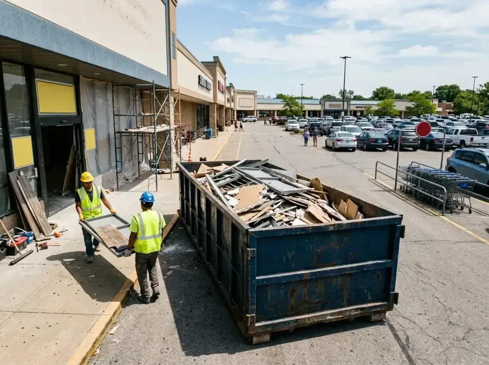 retail-store-renovation-debris-003 — frequently asked questions, Roll-off Dumpster Rentals in Dayton, OR